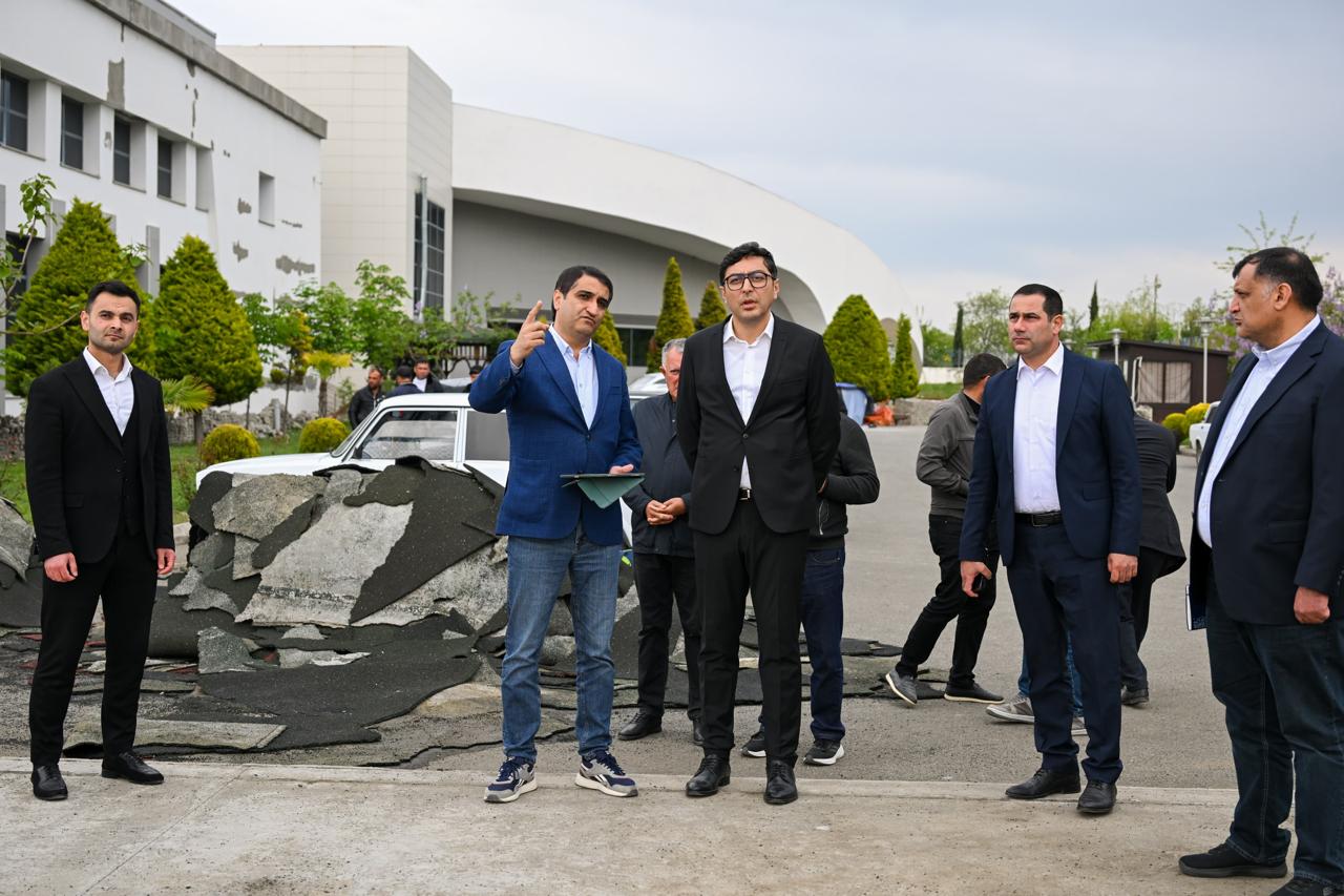 Fərid Qayıbov III MDB Oyunlarına hazırlıq işləri ilə bağlı idman obyektlərinə baxış keçirib